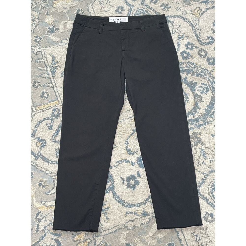 Frank & Eileen Wicklow Chino Italian Performance Twill Pants Black Size 2